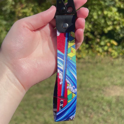 Silent Wave Keychain Strap