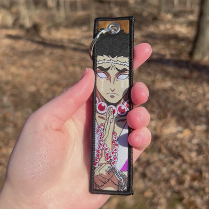 Tears of Stone Embroidered Keychain