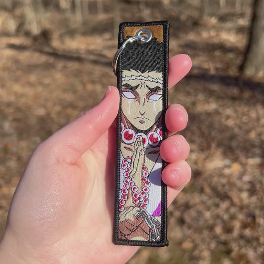 Tears of Stone Embroidered Keychain