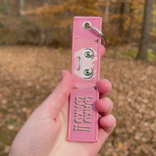 Little Esper Embroidered Keychain