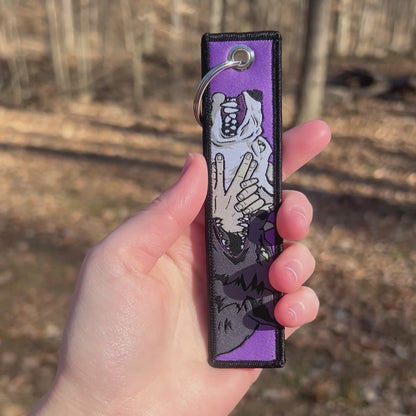 Stoic Sorcerer Embroidered Keychain