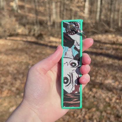 Heart of the Mountain Embroidered Keychain