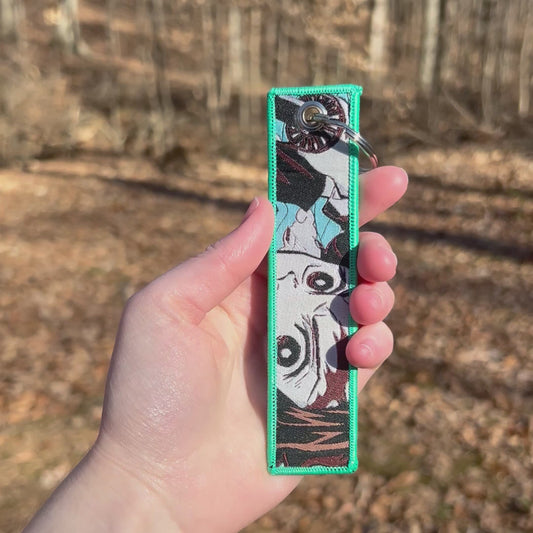 Heart of the Mountain Embroidered Keychain