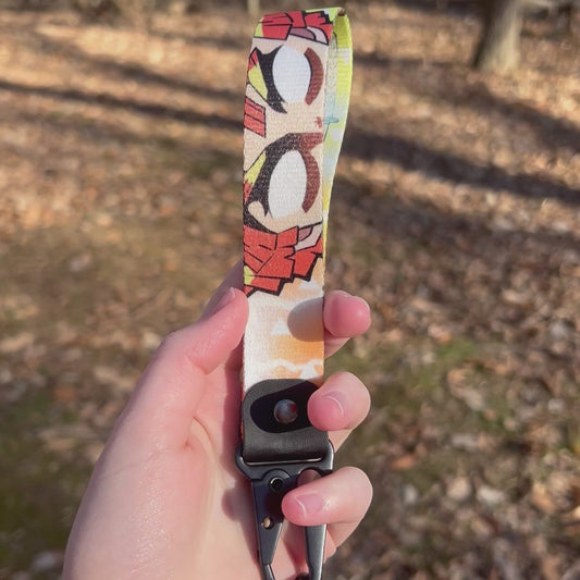 Golden Bolt Keychain Strap