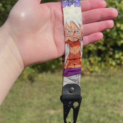 Joyful Captain Keychain Strap