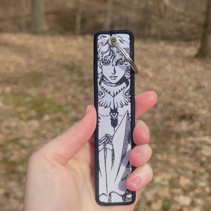 Eclipse Duo Embroidered Keychain